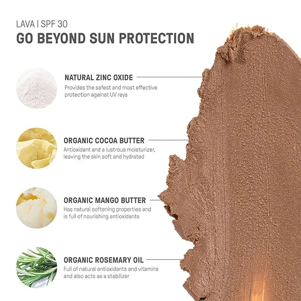 Raw Element Ultra-Moisturizing Tinted Face Cream, Non Toxic Mineral Face Sunscreen, Daily Tinted Moisturizer, Non-Nano Zin...