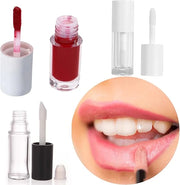 Qeuly 4 Pack Lip Gloss Tubes, 6ml Empty Lip Gloss Tubes with Wand, Clear Plastic Lip Gloss Containers for Skin Care Oil DI...