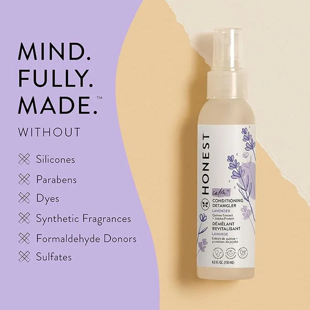 The Honest Company Conditioning Hair Detangler | Leave-In Conditioner + Fortifying Spray | Tear-Free, Cruelty-Free, Hypoal...