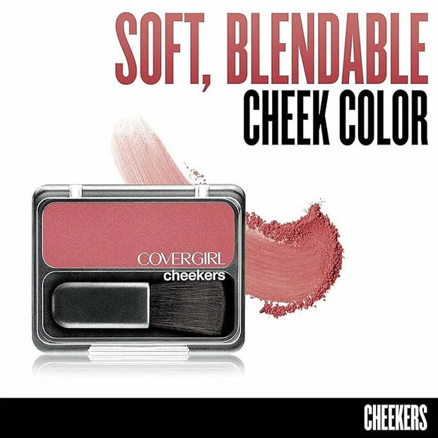 COVERGIRL Cheekers Blendable Powder Blush Rock 'n Rose, .12 oz (packaging may vary), 1 Count - Product Image