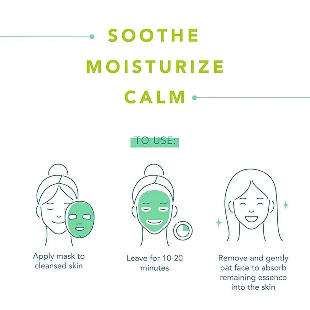 LAPCOS Aloe Sheet Mask, Daily Face Calm