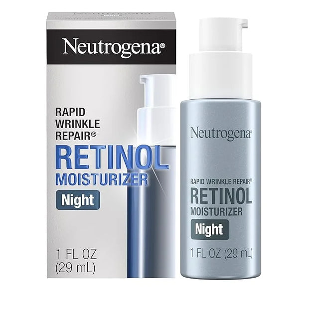 Neutrogena Retinol Face Moisturizer Cream, Rapid Wrinkle Repair, Anti-Wrinkle Night Moisturizer Cream, Anti-Wrinkle Face &...