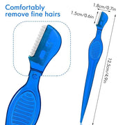 60 Pieces Eyebrow Razor Eyebrow Knife Eyebrows Shaper Trimmer Shaver Facial Hair Razor Tool for Christmas Valentine's Day ...