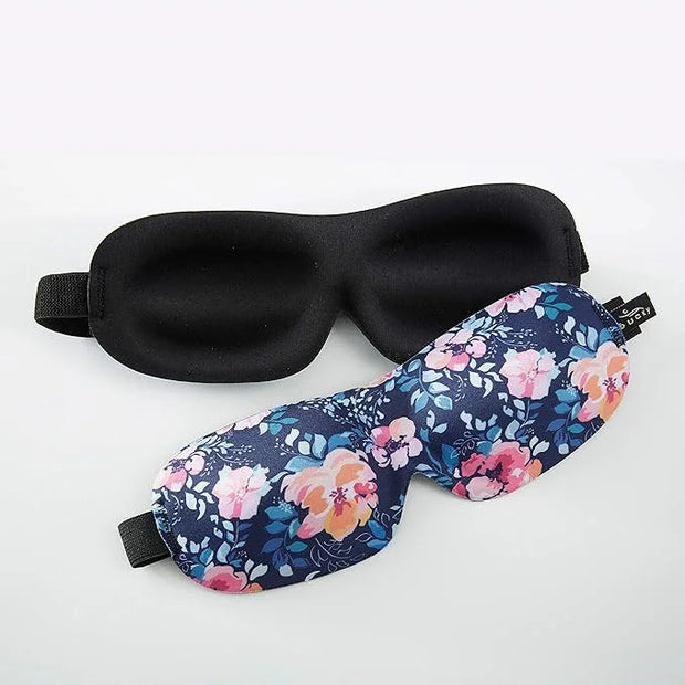 Bucky 40 Blinks No Pressure Eye Mask for Travel & Sleep, Midnight Floral, One Size - Product Image
