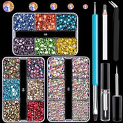 Colorful Face Gems for Makeup Set, Flatback Gorgeous