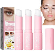 3PCS Retinol Eye Cream Stick, Hydrating Eye Balm, Retinol Eye Cream for Dark Circles and Puffiness, Eye Serum Balm Skin Ca...
