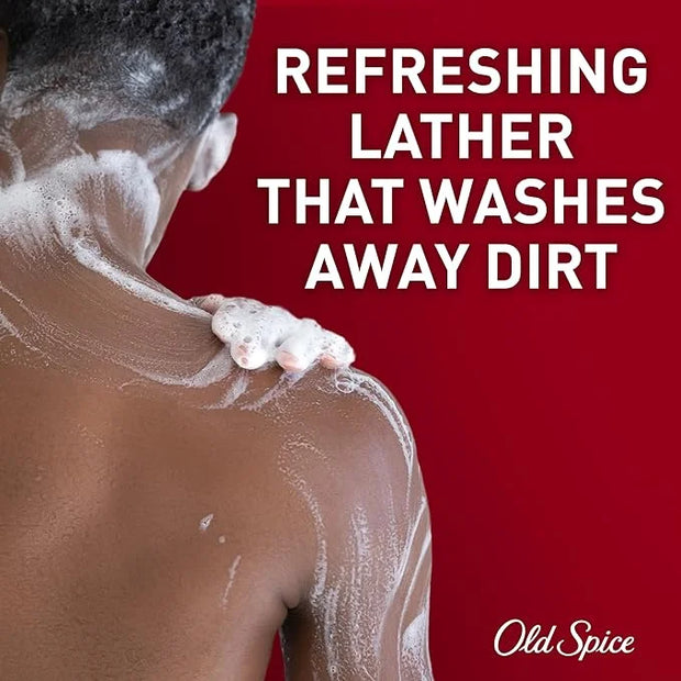 Old Spice Refreshing Body Wash for Men, 3X Defense, 24/7 Shower Fresh with Long Lasting Scent, Red Collection, Swagger wit...