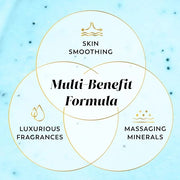 Olay Body Indulgent Mineral Scrub, Skin Exfoliating & Massaging Pearls, Nourishing Soft & Gentle Formula, Renewing BHA, Vi...