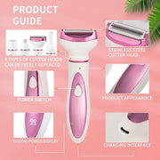 Electric Razor for Women, Bikini Trimmer Womens Shaver for Face Nose Eyebrow Body Leg Pubic Underarm Arm Ladies Rechargeab...