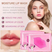30Pairs Lip Mask & Under Eye Mask, 24K Gold Gel Crystal Collagen Eye Pads, Moisturizing Lip Mask Spa Daily Labial Masks, U...