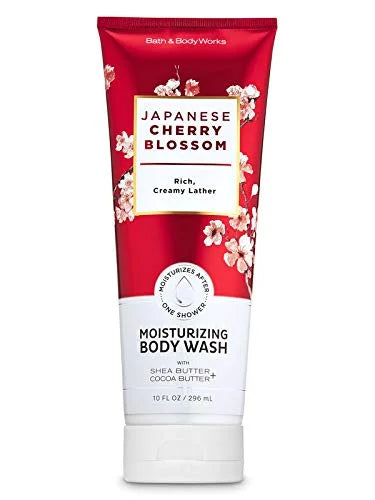 Bath and Body Works Moisturizing Body Wash 10 oz (Japanese Cherry Blossom) - Product Image
