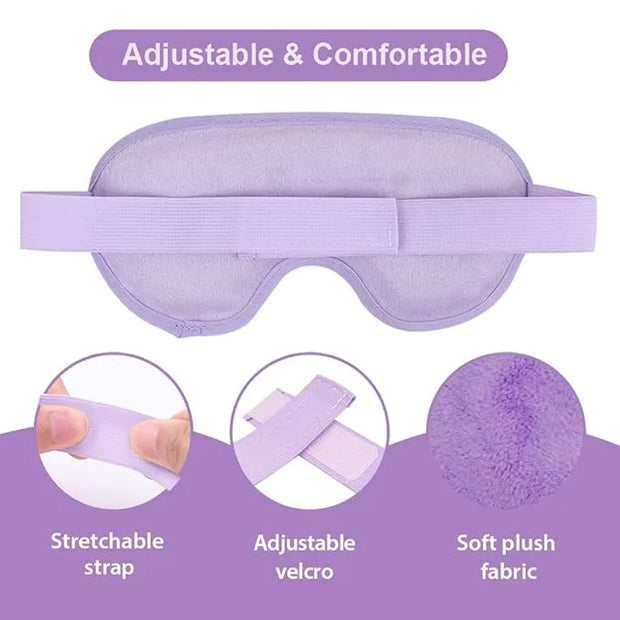 NEWGO Bundle of Cooling Eye Mask and Foot Ice Pack Purple - Product Image