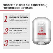 Bio Sun Stick Pro, Bio Sun Stick Spf50, Peptide 9 Bio Sun Stick Spf50, Portable UV Protection Sunscreen Stick, with Peptid...