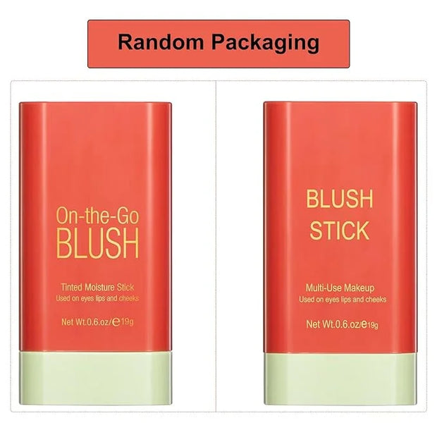 Multi-Use Makeup Blush Stick,Beauty Solid Moisturizer Stick,Waterproof Natural Nude Makeup,Tinted Solid Moisturizer Stick ...