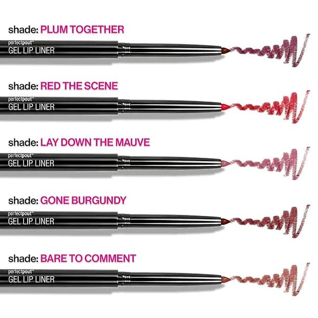 wet n wild Perfect Pout Matte Retractable Gel Lip Liner Pencil, Rich Creamy Long Lasting Color, Well-Defined and Flawless ...