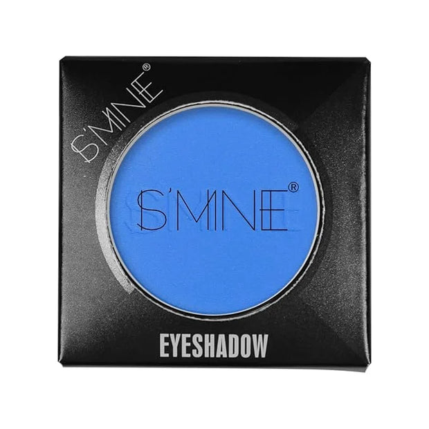 IS'MINE Single Blue Matte Eyeshadow Powder Palette High Pigment, Longwear, Intense Color Best Blue Eyeshadow - Product Image