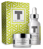Hyaluronic Acid Anti Aging Skin Care Kits; Women Beauty Set: Hyaluronic Acid Serum and Eye Cream for Dark Circles & Puffin...