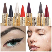 Kaely Gray Gel Eyeliner Pencil,Waterproof Smudge Proof Eye Liner Pen,Cat Eye Goth Halloween Makeup,Eye Black Face Paint Li...