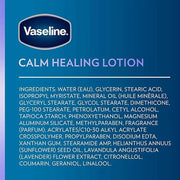 Vaseline Intensive Care Calm Healing Body Lotion 3 count for Dry Skin Made with Ultra-Hydrating Lipids and Lavender Extrac...