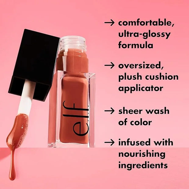 e.l.f. Glow Reviver Lip Oil, Nourishing Tinted Lip Oil For A High-shine Finish, Infused With Jojoba Oil, Vegan & Cruelty-f...