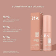 ITK Skincare Eye Cream Set - Caffeine Infused Under Eye Stick + Anti Aging Day + Night Eye Cream with Vitamin C and Cerami...