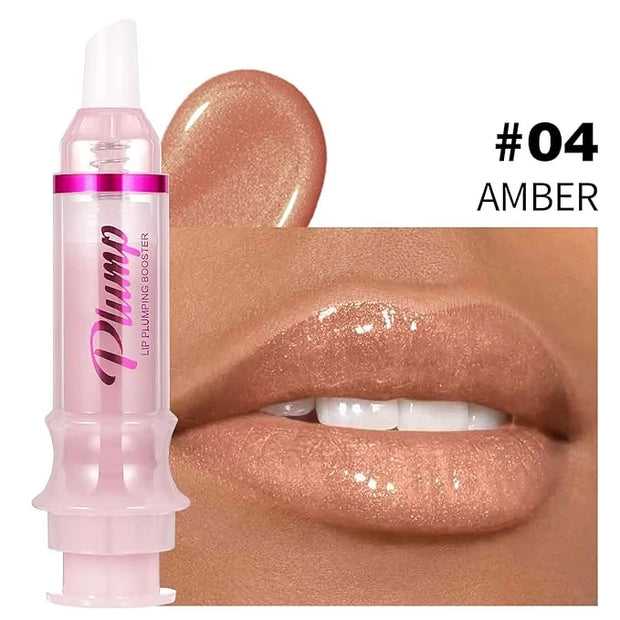 Erinde Lip Plumper Gloss, Natural Ginger Lip Plumping Booster Lip Plumping Oil, Ultra-Hydrating & Nourishing Plump Lip Plu...