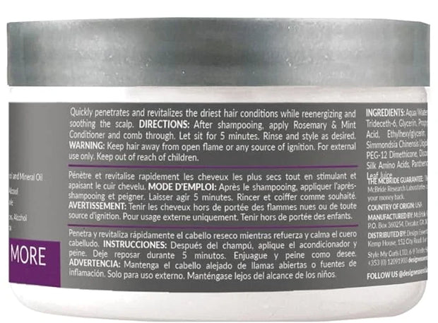 Design Essentials Rosemary & Mint Stimulating Super Moisturizing Conditioner for Dry, Thick, or Brittle Hair; Sulfate-Free...