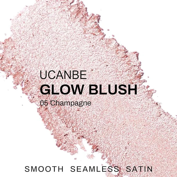 UCANBE Baked Blush for Cheek, Glow Blushing Palette - Seamless Silky Blendable Powder Blush Makeup Palette, Delivering Lon...