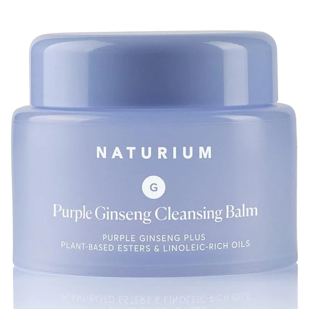 Naturium Purple Ginseng Cleansing Balm Plus Plant-Based Esters & Linoleic-Rich Oils, Smoothing Face Wash, 3.0 oz - Product...