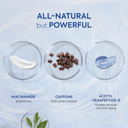 Caffeine Eye Cream for Men: Under Eye Roller for Bags and Puffy Eyes Treatment - Men's Cooling Stick and Depuffer for Dark...
