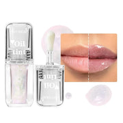 Magic Color Changing Lip Oil, Lip Oil Color Changing, Hydrating Lip Gloss Warm Change, Big Brush Color Changing Lip Oil, L...