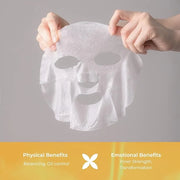 INNA Organic Sheet Mask - Balancing & Oil Control, EWG & COSMOS Certified (Pack of 5) | Lemon Tea Tree Essential Oils Infu...