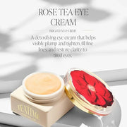 BYROE Rose Tea Eye Cream | Detoxifying Eye Treatment to Visibly Plump and Treat Dark Circles | Tighten and Fill Fine Lines...