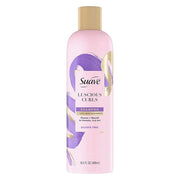 Suave Pink Luscious Curls Shampoo for Defining Curly Hair with Amino Acid Complex 16.5 oz - Product Image