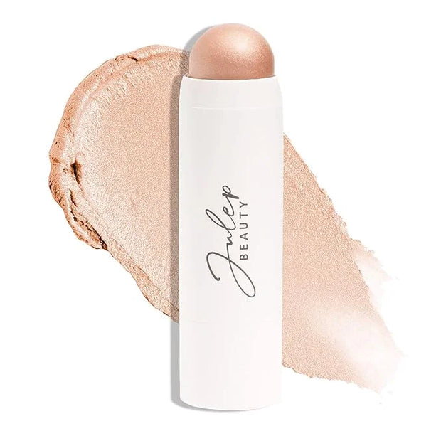 Julep Skip The Brush Cream to Powder Highlighter Stick- Sheer Glow - Blendable and Buildable Color - 2-in-1 Makeup Stick -...