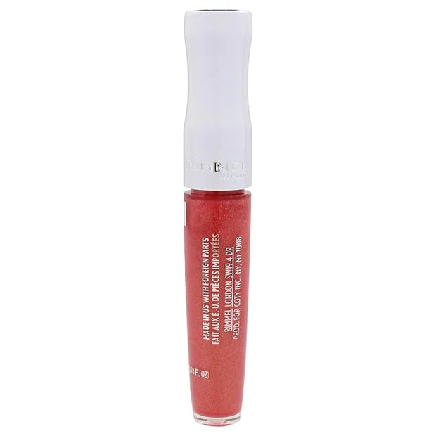Rimmel Stay Glossy Lip Gloss - Non-Sticky and Lightweight Formula for Lip Color and Shine - 640 All Day Seduction, .18oz -...