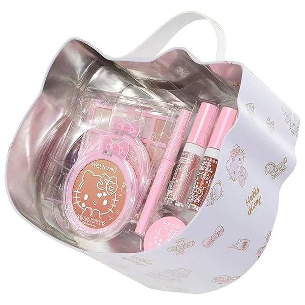 wet n wild Hello Kitty PR Box, Makeup Set with Versatile Unique looks, 2-Layered Keepsake Box, Buildable & Blendable Formu...