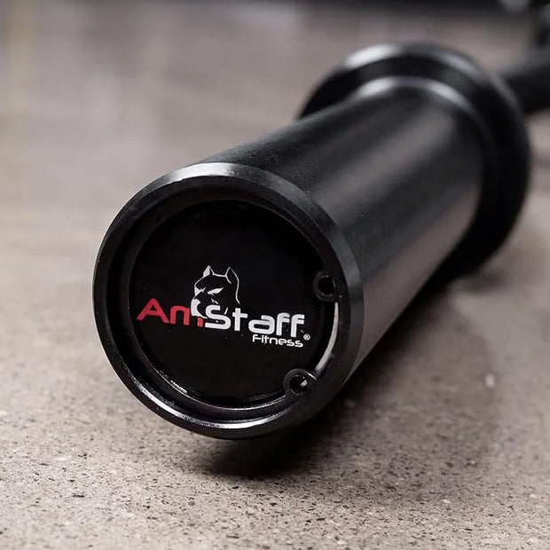47in Black Zinc Olympic EZ Super Curl Bar - Product Image