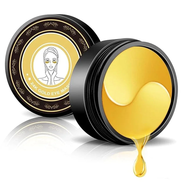 60PCS Under Eye Patches for Women,Under Eyes Masks for Dark Circles and Puffiness, 24K Gold Eyes Bags Treatment, Anti-Wrin...