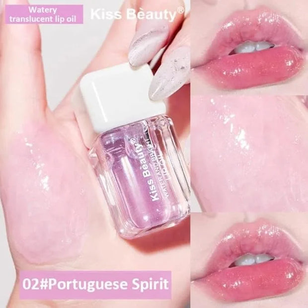 4-Piece Lip Oil & Gloss Kit - Hydrating, Plumping Lip Care with Pearl & Shimmer - Product Image