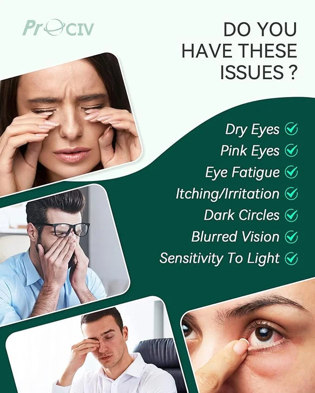 30PCS Steam Eye Masks for Dry Eyes & Fatigue Relief, Self-Heating Eye Mask for Puffiness & Dark Circles, Moist Heat Compre...