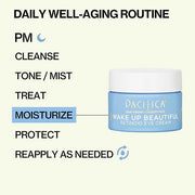 Pacifica Wake Up Beautiful Retinoid Eye Cream – Anti-Aging Under Eye Cream for Fine Lines & Wrinkles, Infused w/ Retinoid,...