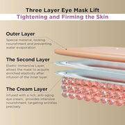 Under Eye Patches for Dark Circles: Anti-Wrinkle Eye Cream with Hyaluronic Acid - Reduce Under Eye Bags - Product Image