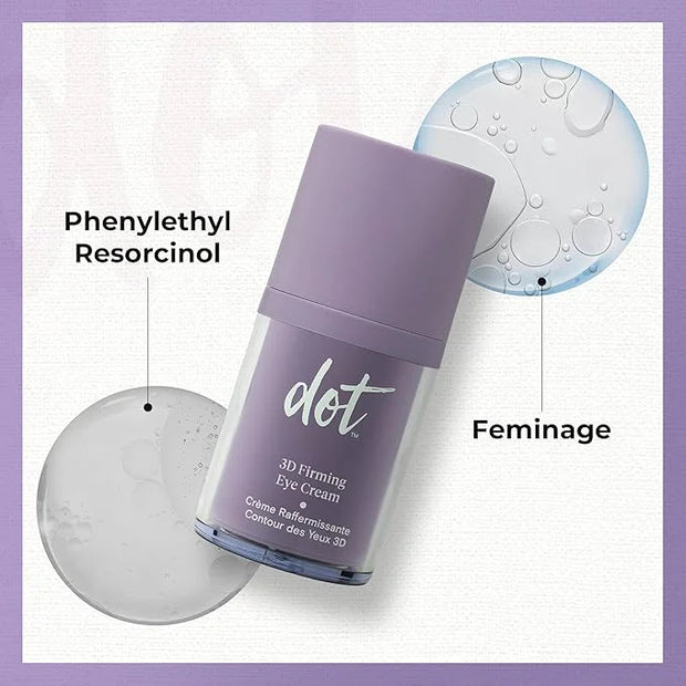 dot 3D Firming Eye Cream - Multi Action Eye Cream - Suitable for All Skin Types – Best Product For Mature Skin & Under Eye...