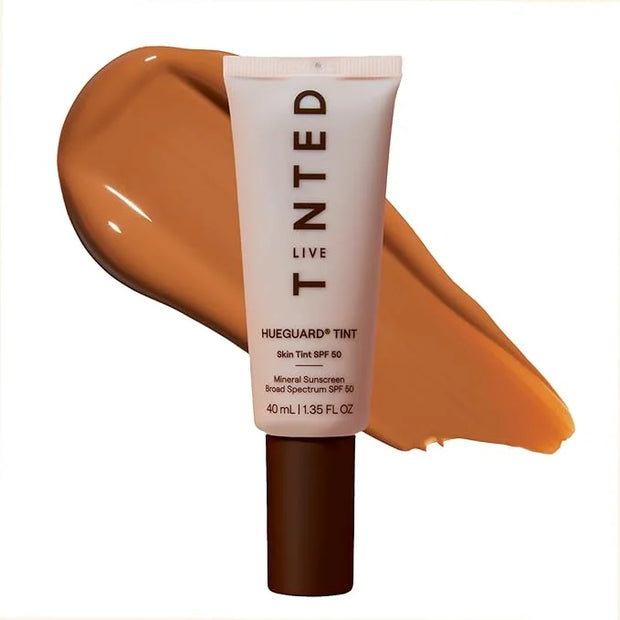 Live Tinted Hueguard Skin Tint SPF 50 - Tinted Mineral Sunscreen with Light-Medium Buildable Coverage With a Hydrating and...