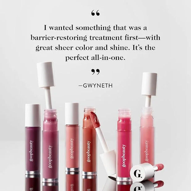 goop Beauty Hydra-Barrier Gel Gloss | Hydrating Lip Gloss to Moisturize & Plump Lips | Hyaluronic Acid & Vitamin E | Glaze...