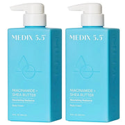 MEDIX Fragrance Free Niacinamide Face Moisturizer + Shea Butter Cream For Face & Body Lotion | Anti Aging Skin Care Firmin...