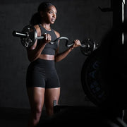 47in Black Zinc Olympic EZ Super Curl Bar - Product Image