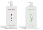 Native Body Wash | Coconut & Vanilla, Cucumber & Mint - 36 oz bottle with pump - Pack of 2 - Product Image