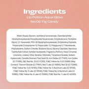 Lip Potion Aqua Glow No.2 Fig Candy | Hydrating, Non-Sticky Gloss with Sheer Radiance | 0.3 Oz - Product Image